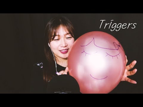 ASMR Triggers For Sleep 트리거 모음♥멍하니 보고 있으면 좋은 영상이에요