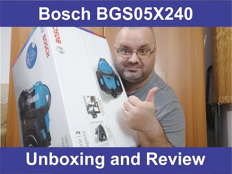 Aspirator Bosch BGS05X240 - unboxing video !