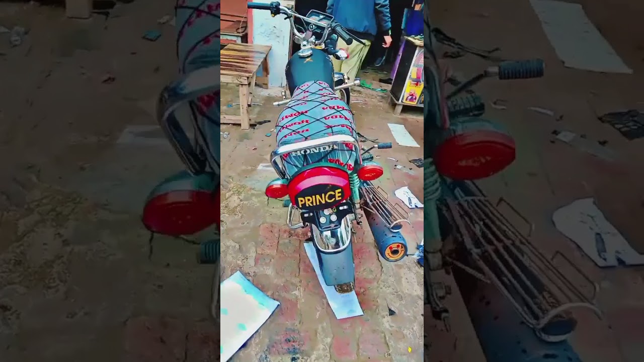 Honda 125 2025 model new fancy Taap mahol or protocol ke sath viral video vip bike lamination 🥀🥀