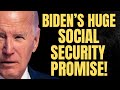 Joe Biden&#39;s HUGE Promise For Social Security Beneficiaries | SSA, SSI, SSDI Payments