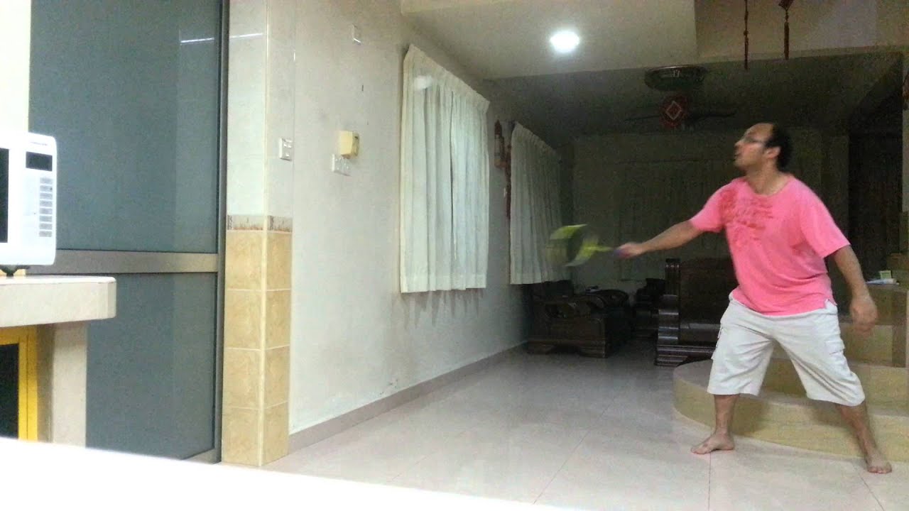 Badminton wall hitting practice YouTube