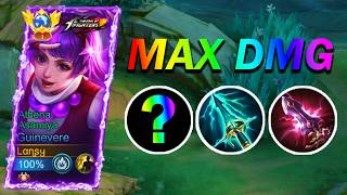 START ABUSING THIS GUINEVERE MAX DAMAGE BUILD! | TOP GLOBAL GUINEVERE GAMEPLAY