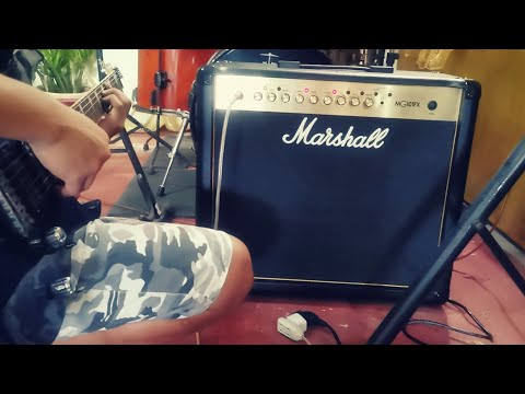 Marshall MG101FX guitar Amplifier unboxing ang sound check