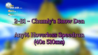 Croc Legend of the Gobbos: 2-B1 Any% HL Speedrun (40s 510ms)