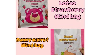 Lotso and bunny carrot blind bag #unboxing #asmr #papercraft #blindbag #cute #diy