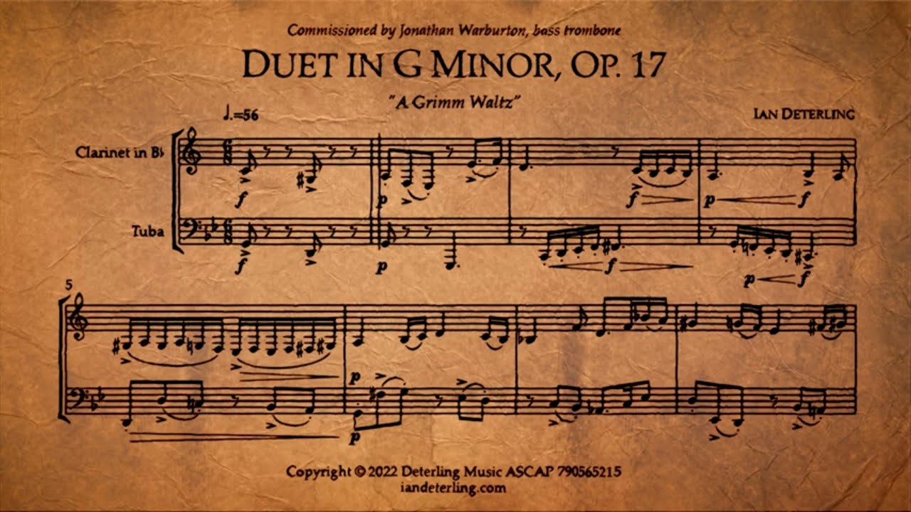 Duet for and Tuba in G Minor YouTube