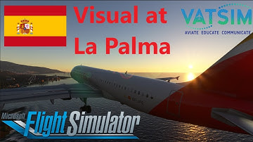 Landing at La Palma Airport GCLA | Music: Loop Électronique