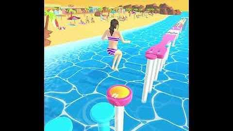 Hopscotch Run 😁🌈😈 Game Walkthrough - GamePlay All Levels [ iOS / Android ] New Game!!