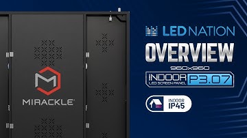 Indoor P3.07mm LED Panel 960×960 | 3840Hz Refresh Rate | 10ft Viewing Distance | Front Service