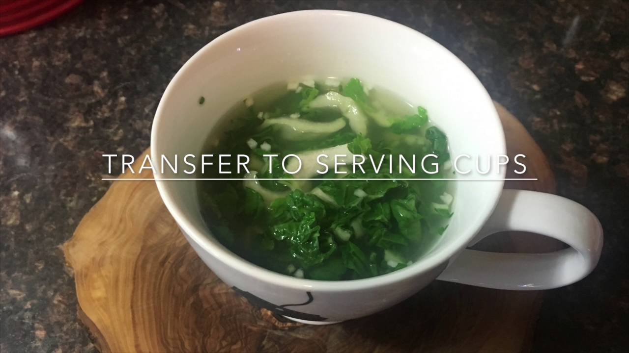 Day 232 - Quick & Easy Bok Choy Soup