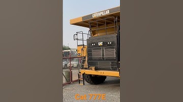 Cat 777E rock truck dump truck