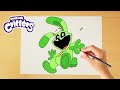 How to draw hoppy hopscotch   smiling critters  poppy playtime chapter 3 easy drawing