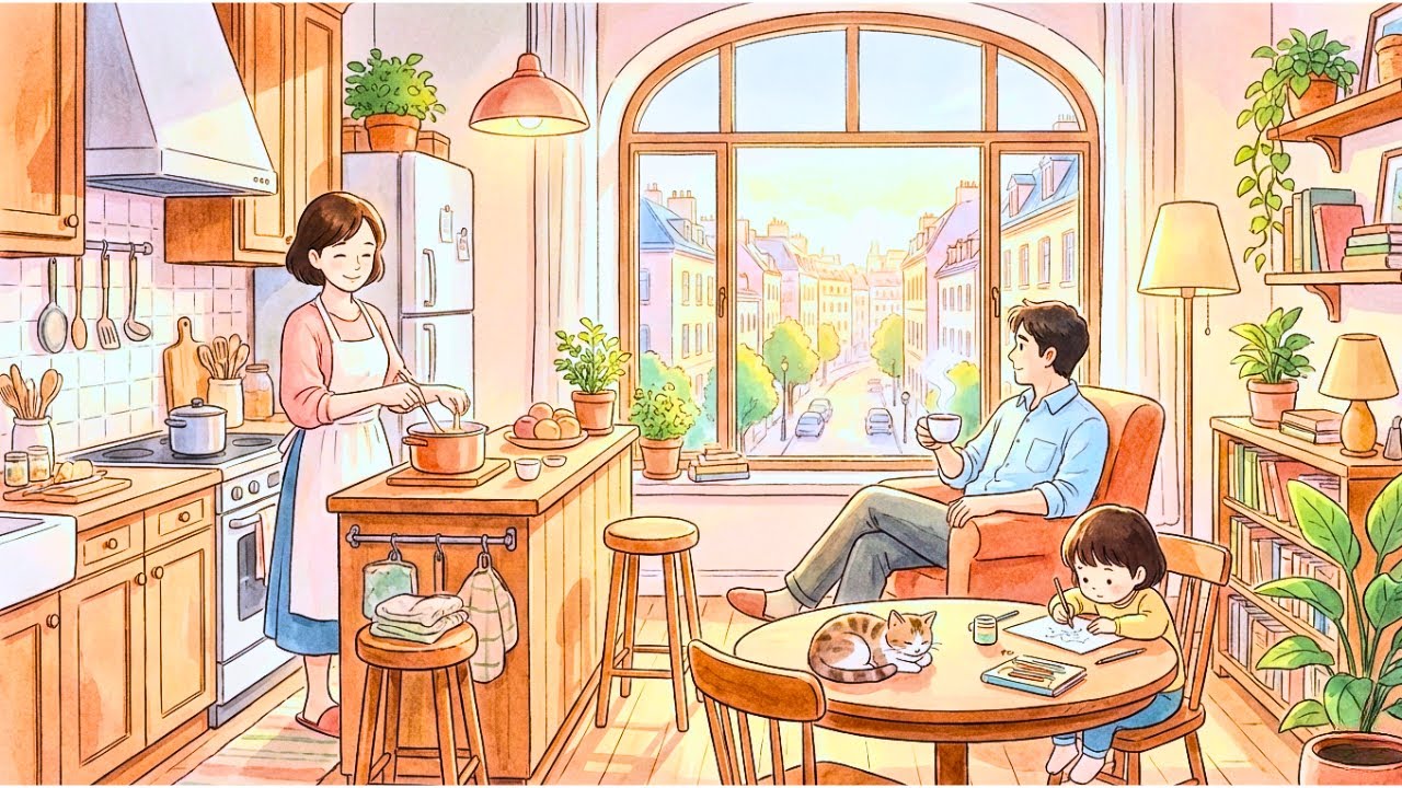 Routine Days  Peaceful CITY Family Life  Calm & Cozy Living