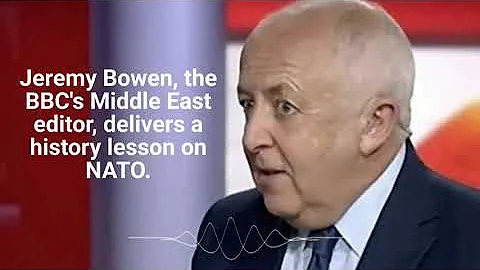 Jeremy Bowen Delivering a History Lesson on NATO -...