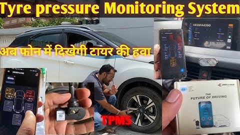 TPMS (Tyre pressure Monitoring System) Car Installation/ Review | Treel By JK Tyre | Motorzone
