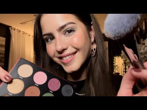 ASMR en Español - Duerme Mientras te Maquillo para Halloween 👻🥀 (sonidos sobrepuestos)