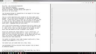 19 Amber Alert Child Abdution Emergency El Paso Texas NOAA Weather Radio