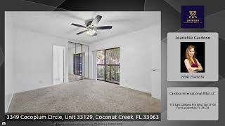 3349 Cocoplum Circle, Unit 33129, Coconut Creek, FL 33063