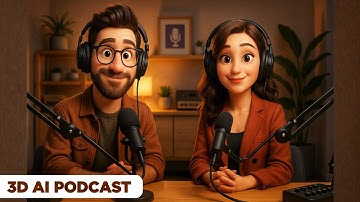 Create A 3D Al Podcast With 2 Talking Characters (Free)