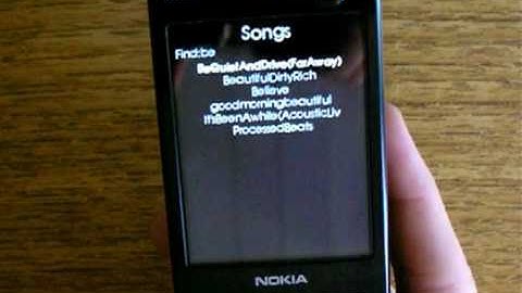 Totally Awesome Music Player On Nokia [prototype] - Demo