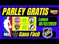 🔥 Sports Predictions, NBA, NHL, Today Monday, December 15, 2025, 5 Teams 💵💵💵