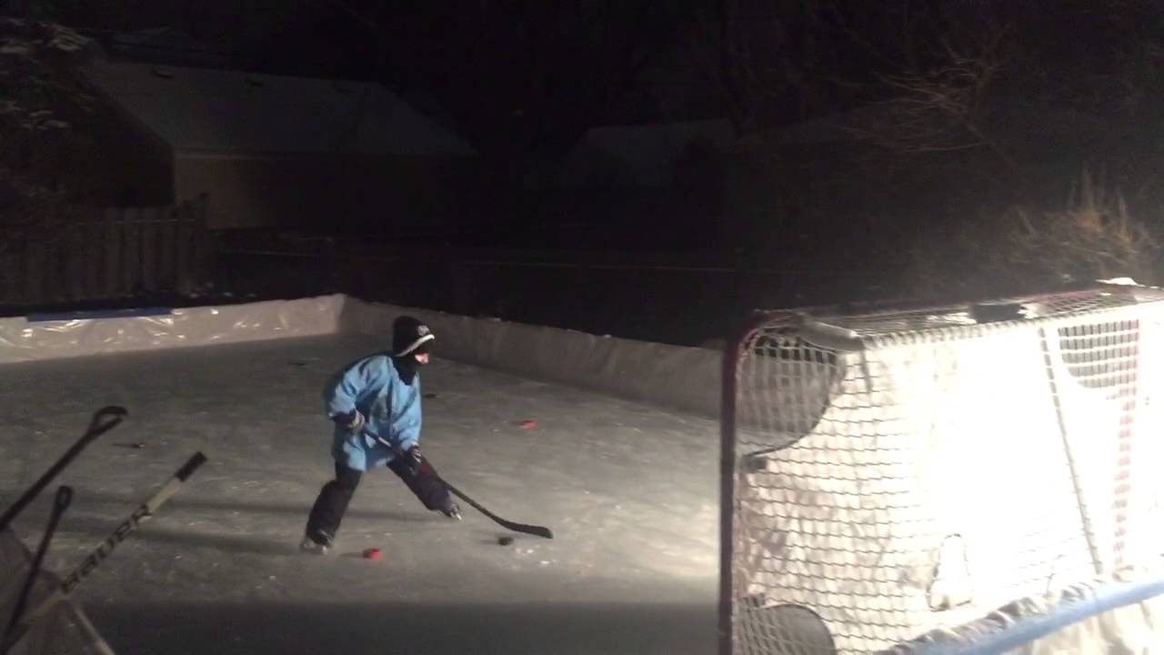 Stickhandling and his new celebration move YouTube