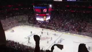 Devils power play goal ECF game 6 first period from section 232; HENRIK chant