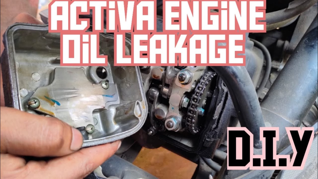 Activa Oil leak problem solved DiY Easy steps YouTube