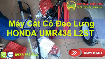 Máy Cắt Cỏ Cần Mềm Đeo Lưng Honda UMR435T L2ST Thái Lan Chính Hãng