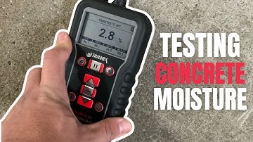 The Importance of Testing for Concrete Moisture