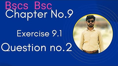 Bscs|Bsc chapter no.9 ex.9.1 question no.2 in Urdu | calculus and analytic geometry ch9 ex.9.1 que 2