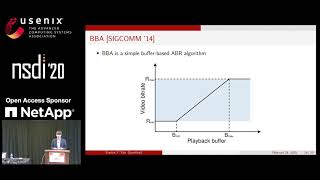 NSDI '20 - Learning in situ: a randomized experiment in video streaming