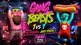 Grandpa Wrestler vs Blue Rocker 1v1! Insane Gang Beasts Online Duel 🔥 screenshot 4