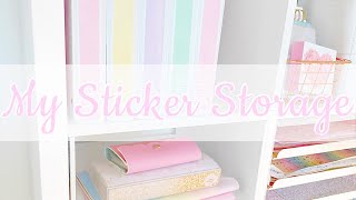 Create My Sticker Storage With Me
