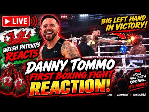 DANNY TOMMO’S FIRST BOXING FIGHT! 🥊 BIG LEFT HAND & VICTORY | Welsh Patriots React
