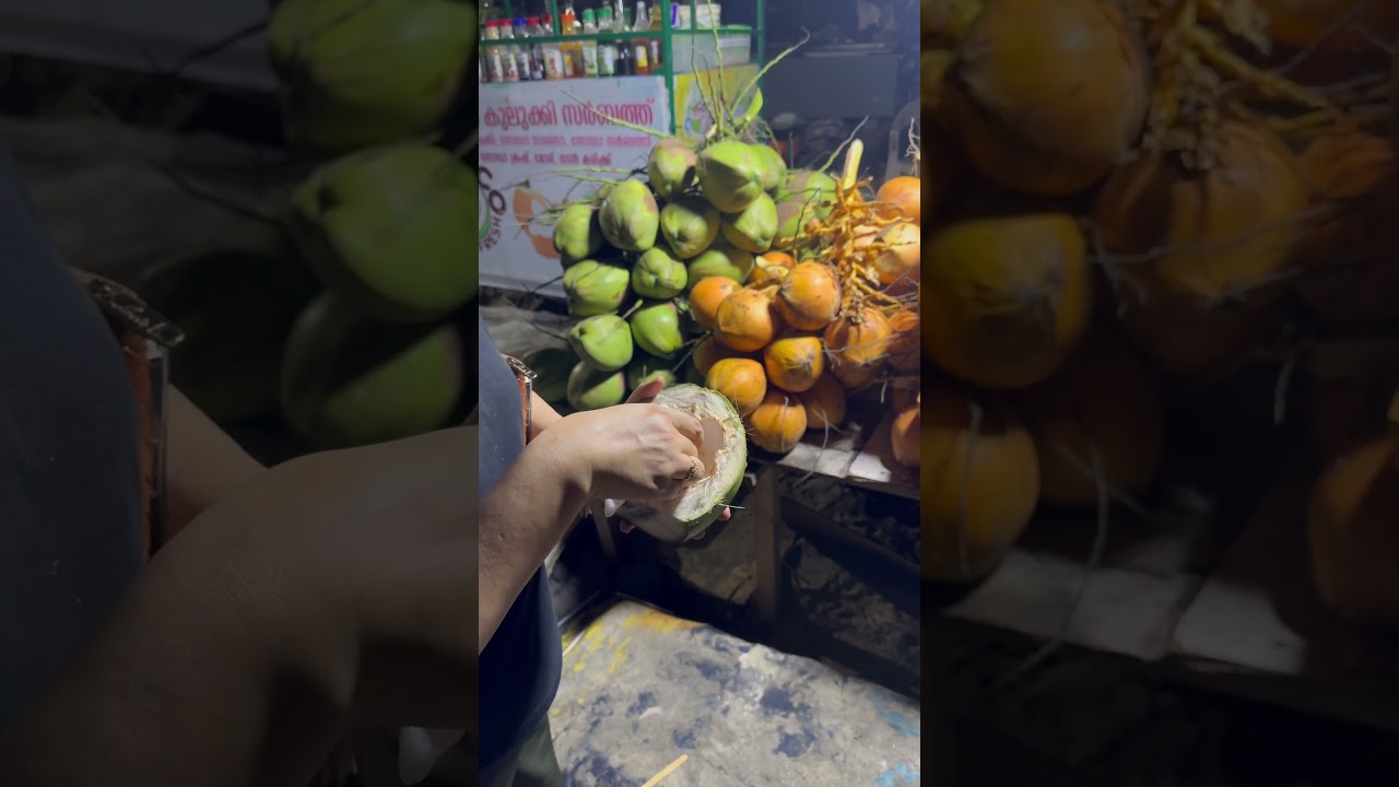 Yellow and Green Coconut 