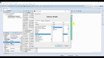 Java Swing Tutorial 4 : Properties of components