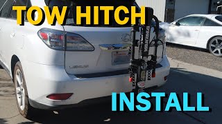 Installing $150 Tow Hitch on a Lexus RX350 It is Perfect