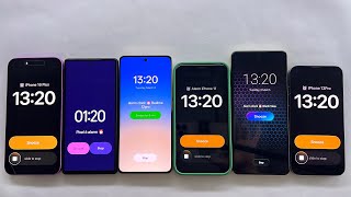 Alarm Clock + Timer iPhone 16 Plus + 13 Pro + iPhone 11 + Realme 12 Pro + Google Pixel 6 + Blackview