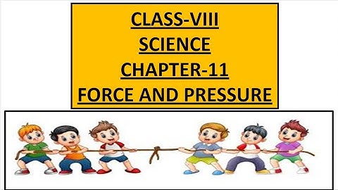 Force and Pressure Class 8 Science PPT  || Master Tutorials
