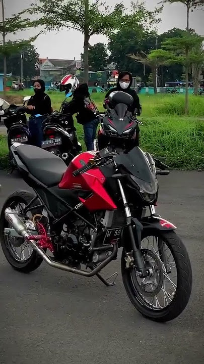 CB150R steel look modifikasi# CB red Black