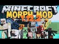 Я превращюсь в тебя!!! (Mod in Minecraft 1.12.2 morph)