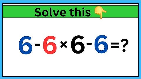 Most People Get This Simple Math Question Wrong! | Maybe 1 in 10 People Can Solve This Math Problem
