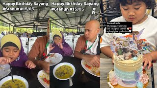 Gelagat Lucu Achey Ajar Tiara Makan Siput Sedut,Happy Birthday Yg Ke 6 Tahun Tiara