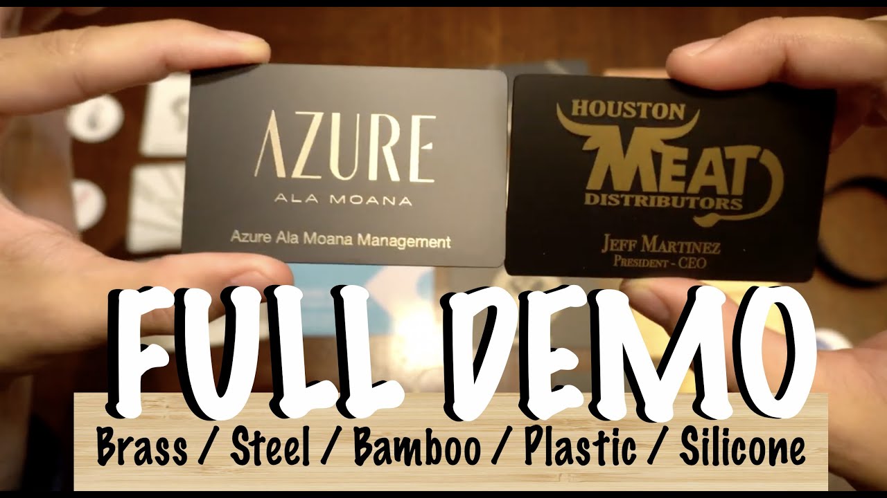 Look/Feel/Function of NFC Business Cards, Tags, Bracelets, etc | Metal, wood, Plastic, Silicone..