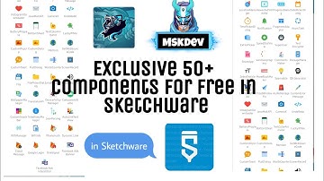 Free 50+ Sketchware Components in SK PRO By MskDev