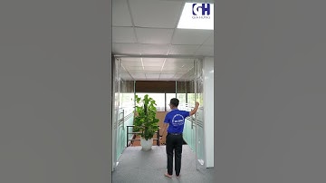 Rèm nhựa PVC xếp gấp trong xuốt - Ngăn lạnh hiệu quả cho phòng #home #pvcnganlanh #rempvc