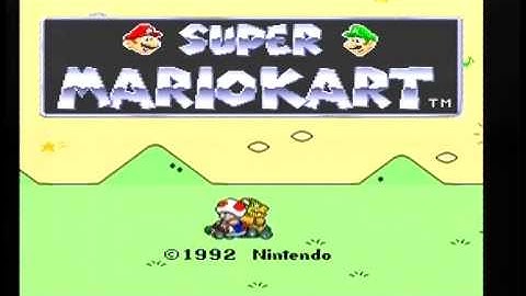 Super Mario Kart Intro (SNES)