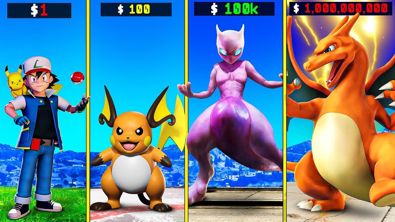 $1 POKEMON to $1,000,000,000 in GTA 5
