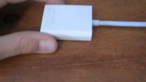 Macbook Mini Display to VGA Adaptor
